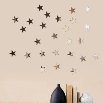 30 Pcs Acylic Shining Star Wall Decor (30S)