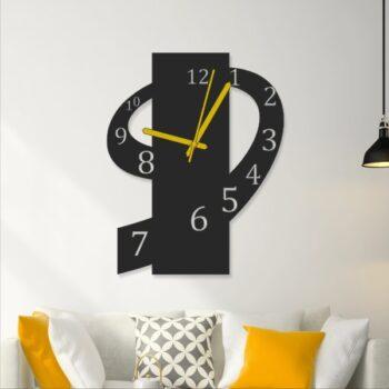 Number 9 MDF Wooden Wall Clock (N9)