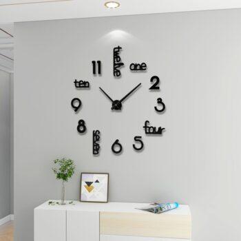 English &#038; Counting 3D DIY Clock (EC1)