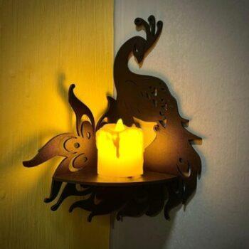 Pigon Corner MDF Wall Decore (S59)